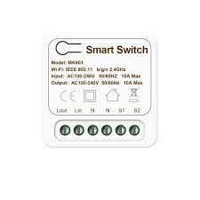Mini Interruptor Inteligente WiFi 16A - Control Doble Compatible