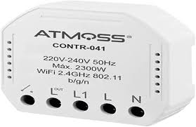 Interruptor WiFi Simple ATMOSS - Carga Máxima 250W