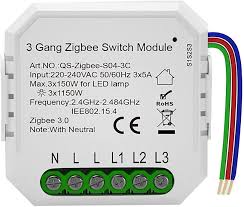Interruptor Inteligente Zigbee 3 Gang